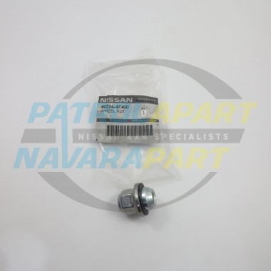 Genuine Nissan Wheel Nut - Nissan Navara D40 2005-2010 Ute Dual Cab YD25DDTi