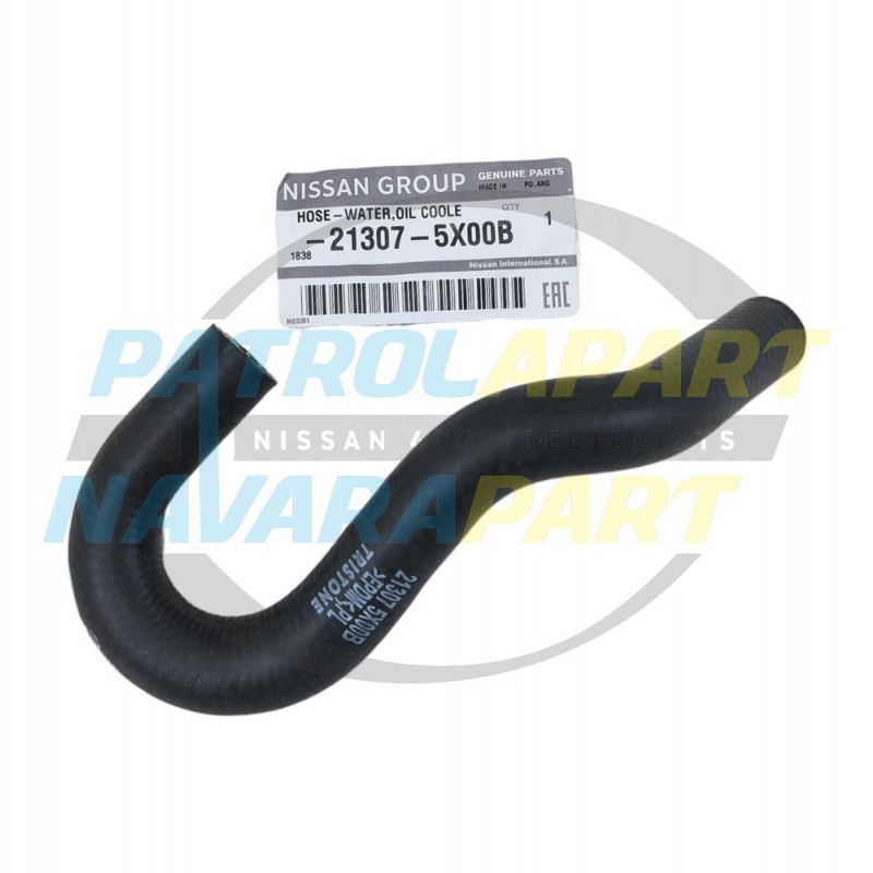 Genuine Nissan U Shape Small Oil Cooler Hose - Nissan Navara D40 2010-2015 YD25DDTi