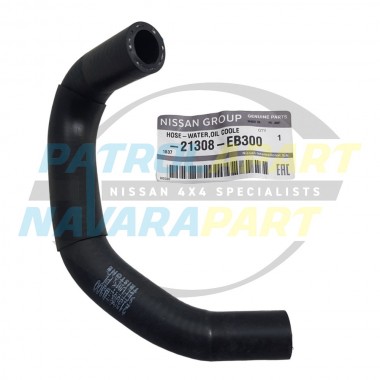 Genuine Nissan Larger Top Oil Cooler Hose - Nissan Navara D40 2005-2015 YD25DDTi