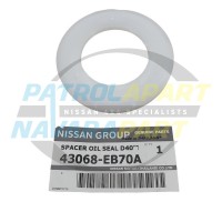 Genuine Nissan Rear Axle Leaf Spring Seal Spacer - Nissan Navara D40 2008-2015 YD25DDTi