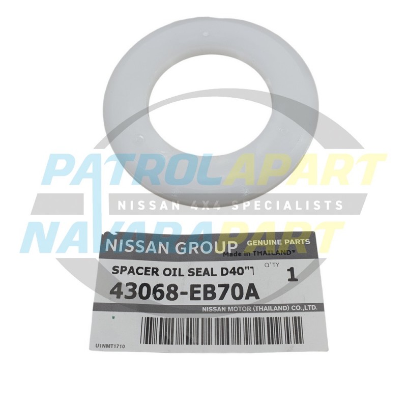 Genuine Nissan Rear Axle Leaf Spring Seal Spacer - Nissan Navara D40 2008-2015 YD25DDTi