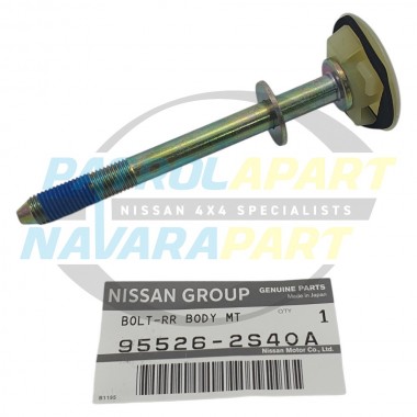 Genuine Nissan Row 2 Body Mount Bolt - Nissan Navara D22 1997-2015