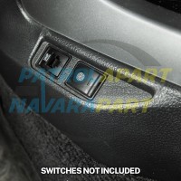 D23 NP300 Switch Panel - Console Pair w / Switch Blanks - Nissan Navara D23 NP300