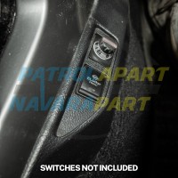 D23 NP300 Switch Panel - Console Pair w / Switch Blanks - Nissan Navara D23 NP300