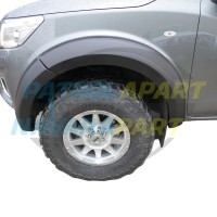 Matt Black Smooth Wheel Arch Fender Flares - Nissan Navara D23 NP300 S1-4