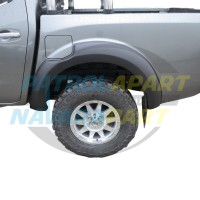 Matt Black Smooth Wheel Arch Fender Flares - Nissan Navara D23 NP300 S1-4