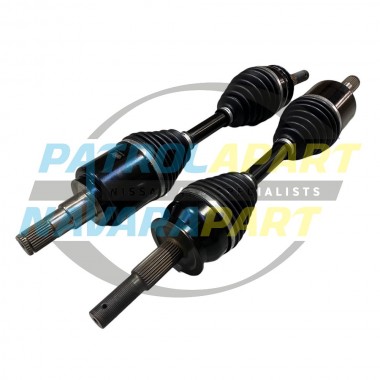 RCV Ultimate Front CV Drive Shaft Assembly Pair - Nissan Navara D23 NP300 S1-4