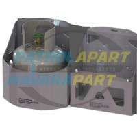 Raslarr Modular Swing Away Dual Jerry / Gas Bottle LH Side - Nissan Patrol Y62 S4-5