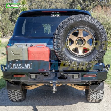 Raslarr Rear Bar RH Wheel LH Jerry / Gas V2 w/ Hoops - Nissan Patrol Y62 S5