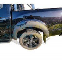 Matt Black Bolt On Look Wheel Arch Flares - Nissan Navara D23 NP300 S5