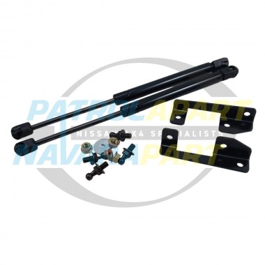 Bonnet Gas Strut & Brackets Kit - Nissan Navara D23 NP300 2015 on