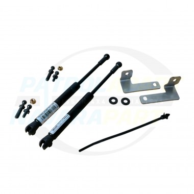 Bonnet Gas Strut Conversion Kit (Steel Bonnet) - Nissan Navara D27