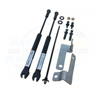 Bonnet Gas Strut Conversion Kit (Aluminium Bonnet) - Nissan Navara D27