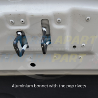 Bonnet Gas Strut Conversion Kit (Steel Bonnet) - Nissan Navara D27