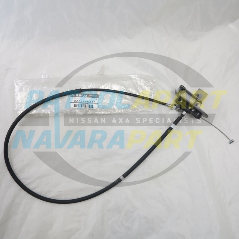 Nissan Patrol GU Y61 TB48 Genuine Throttle Cable