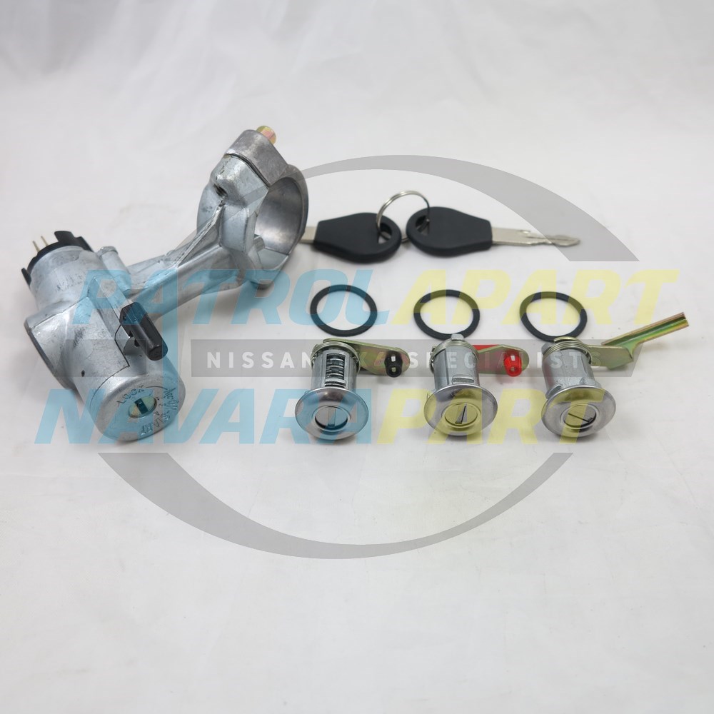 Ignition Lock  Switch with 3 Door Locks for Nissan Patrol GQ Y60