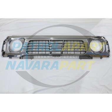 Bling Chrome Front Grille for Nissan Patrol GQ Series 2 10/1994 on