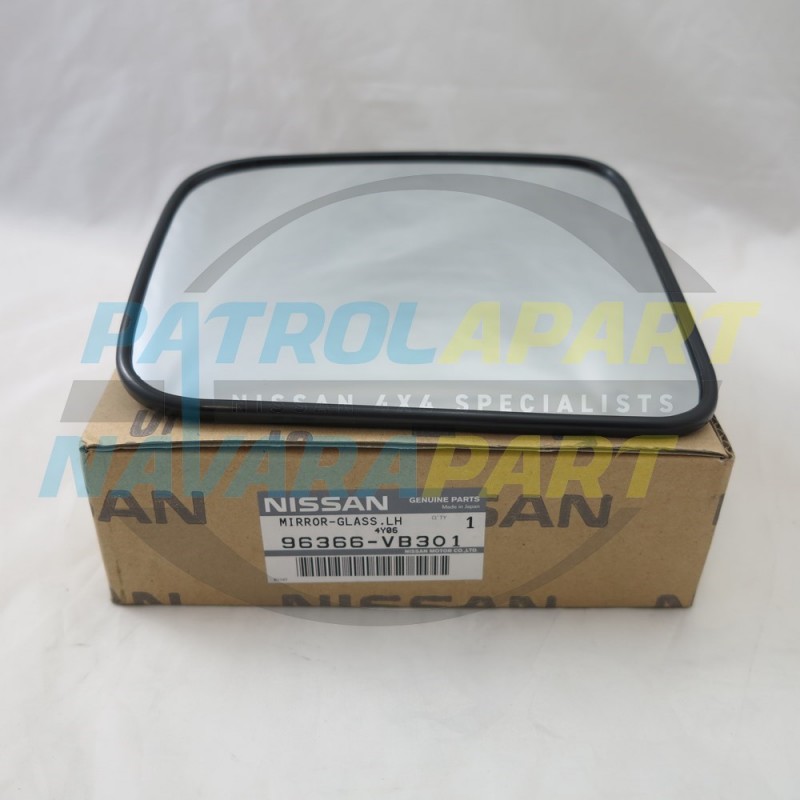 Genuine Nissan Patrol Mirror Glass GU 1-4 LH Electric Mirror