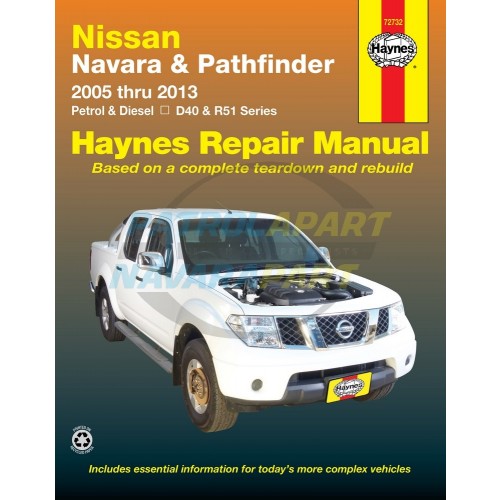 Haynes Manual Nissan Navara D40 Pathfinder R51