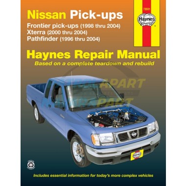 Haynes Repair Service Manual suits Nissan Pathfinder Petrol Engines 1996 - 2004