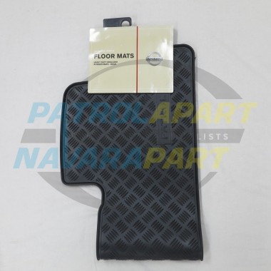 Genuine Nissan Patrol GU Y61 Rear Rubber Floor Mat