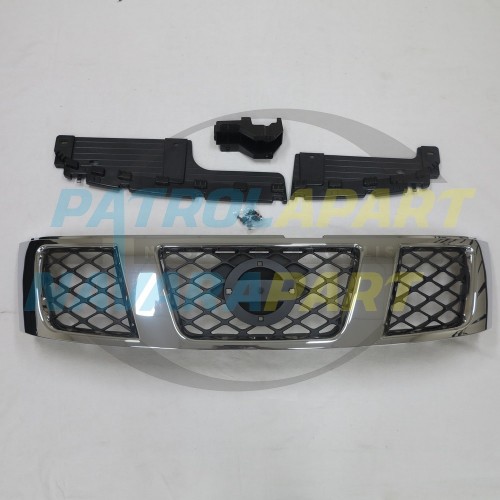 Nissan Patrol Aftermarket Chrome Grille Suit Y61 GU Series 4 onwards
