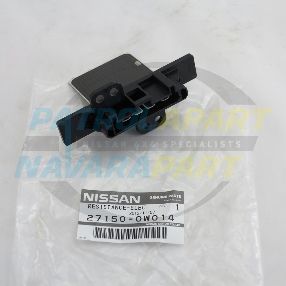 Genuine Nissan Patrol GU Y61 Heater Fan Speed Resistor