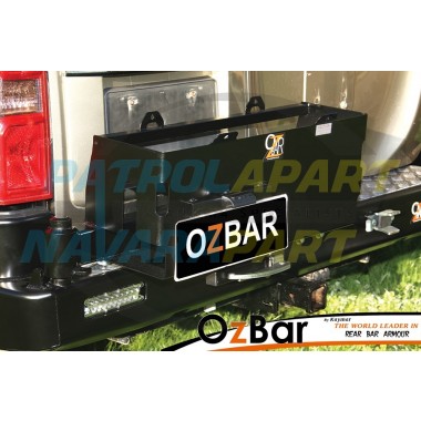 Nissan Patrol GU Series 1-3 OZBAR With Wheel Carrier & Double Jerry Can Carrier