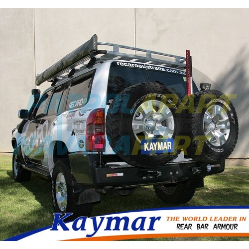 Nissan Patrol GU Kaymar Rear Bar with 2 x Wheel Carriers