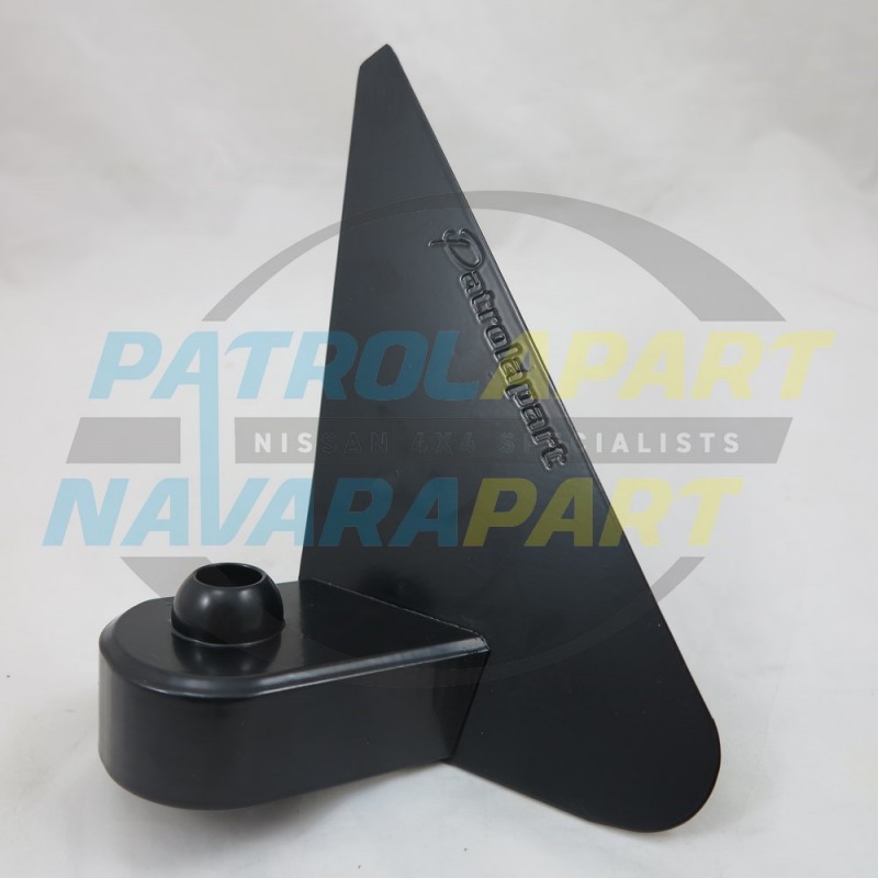 CNC Billet RH Manual Mirror Base Bracket suits Nissan Patrol GU Aluminium