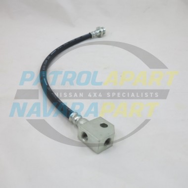 Extended Front Brake Line Hose No ABS Only for Nissan Patrol GU ZD30