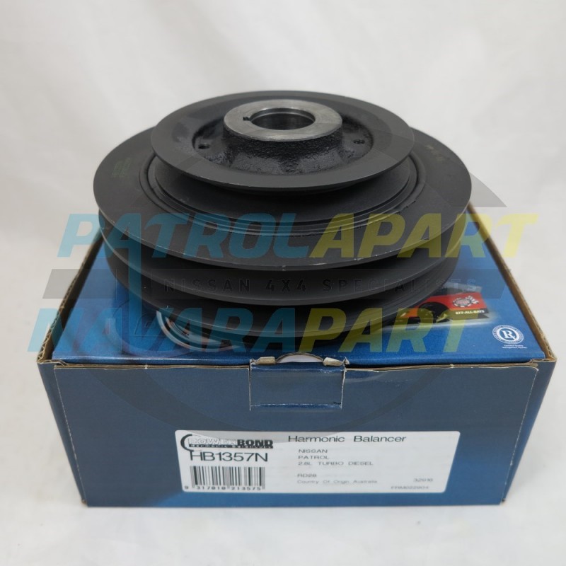 Harmonic Balancer Suit Nissan Patrol GQ Y60 GU Y61 RD28 Engines