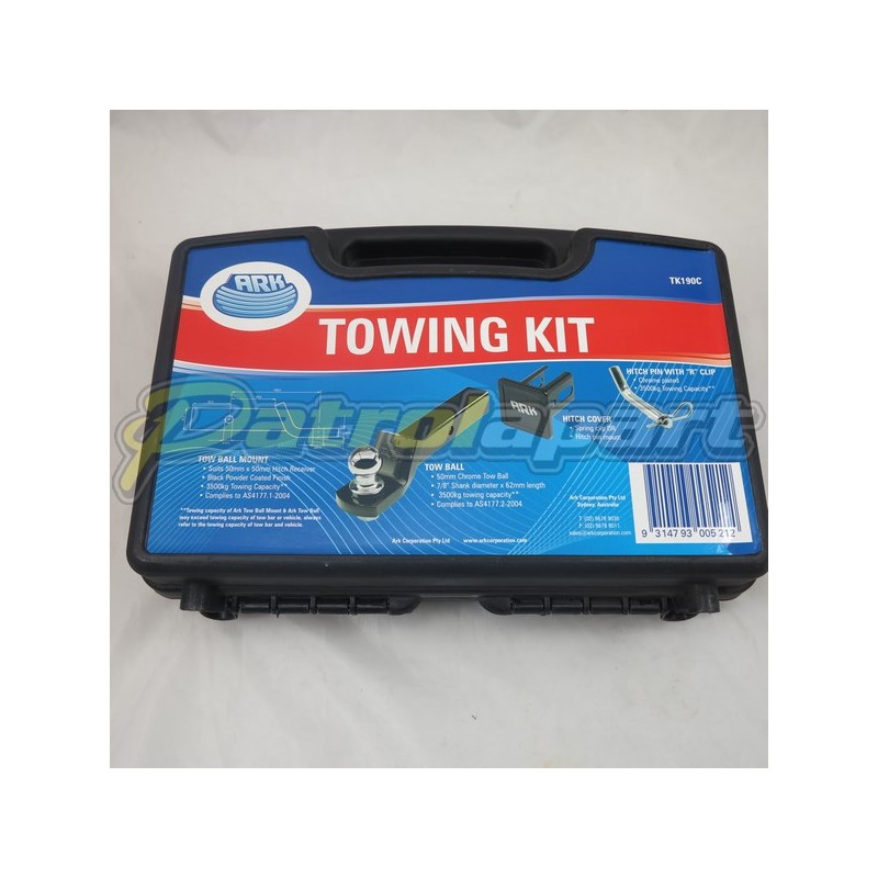 Tow Bar Tongue Kit with Carry Case 50x50mm & 190mm receiver