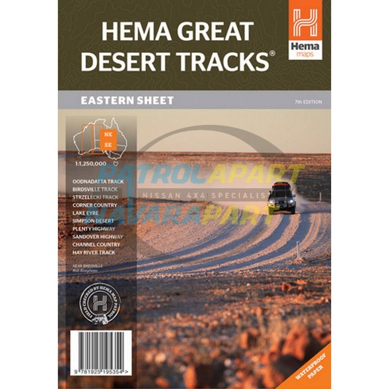 Great Desert Hema Map - Eastern Sheet