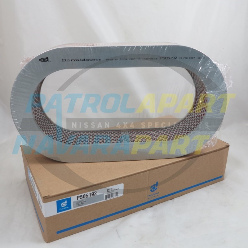 Donaldson Quality Oval Air Filter for Nissan Patrol GQ Y60 & GU Y61