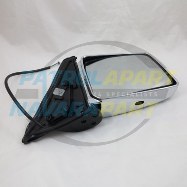 Genuine Nissan Patrol GQ Y60 RH Electric Chrome Mirror Assembly