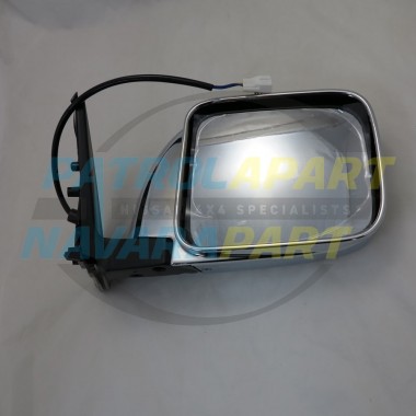 Right Hand Electric Chrome Mirror for Nissan Patrol GU Y61 Series 4