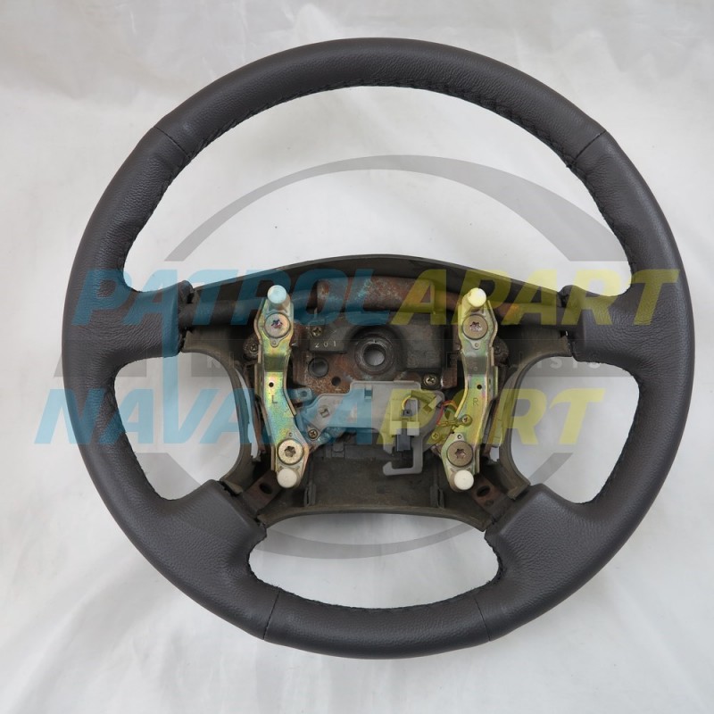 Reconditioned Leather Steering Wheel for Nissan Patrol GU Series 1 & 2 C/O