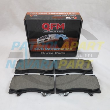 QFM Front Brake Pads Set for Nissan Patrol Y62 VK56 5.6L V8