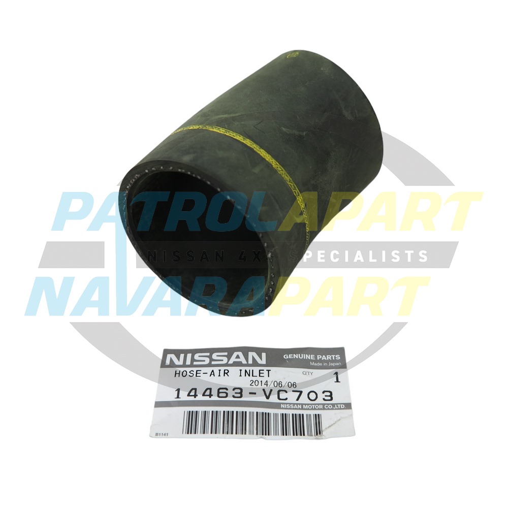 Genuine Nissan Intercooler Engine Outlet Hose TD42 - Nissan Patrol Y61 GU