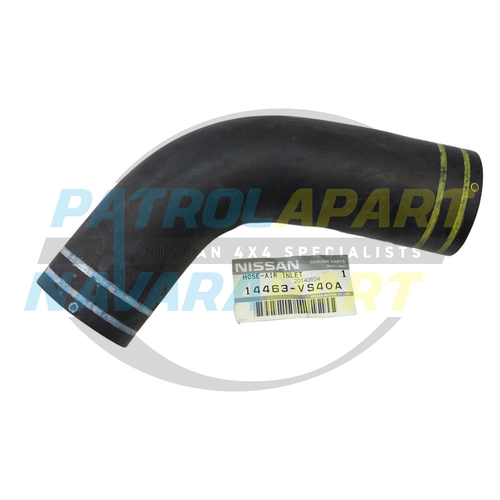 Genuine Nissan Turbo Hose Turbo to Intercooler (Turbo End) ZD30 - Nissan Patrol Y61 GU