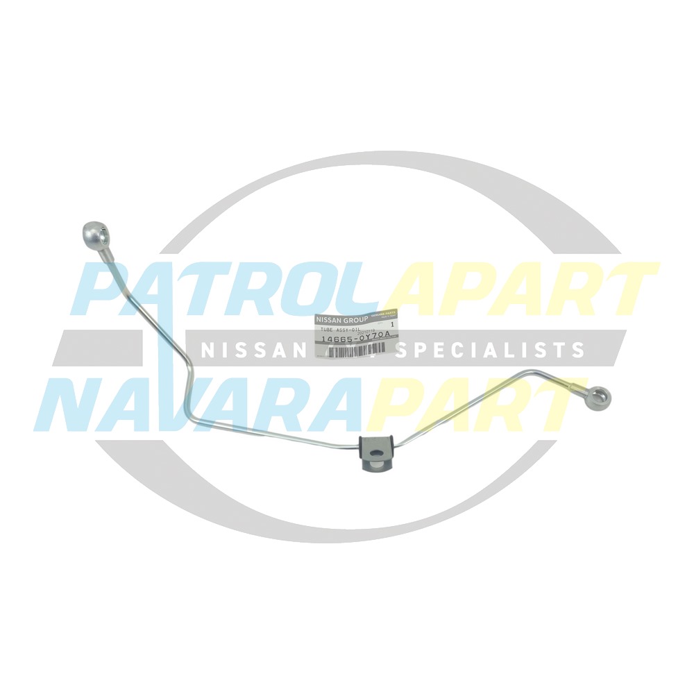 Genuine Nissan Late Vacuum Pump Oil Supply Tube TD42 - Nissan Patrol Y60 GQ & Y61 GU