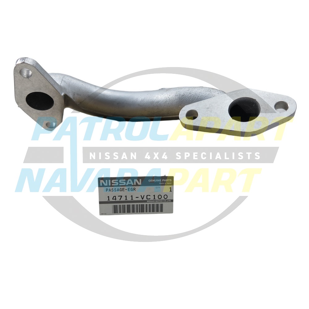 Genuine Nissan EGR Pipe Drivers Side Alloy Pipe ZD30 - Nissan Patrol Y61 GU