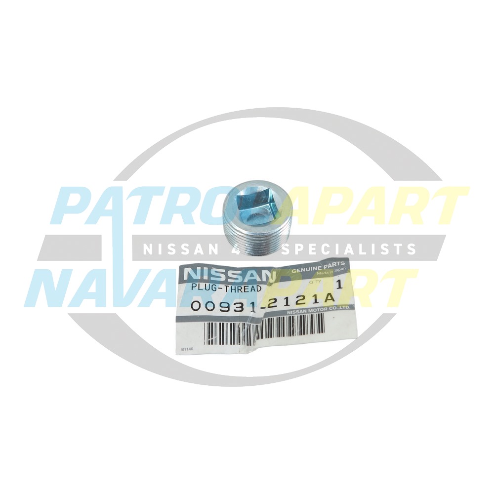 Genuine Nissan Diff Gearbox Transfer Case Fill Plug - Nissan Patrol Y60 GQ & Y61 GU