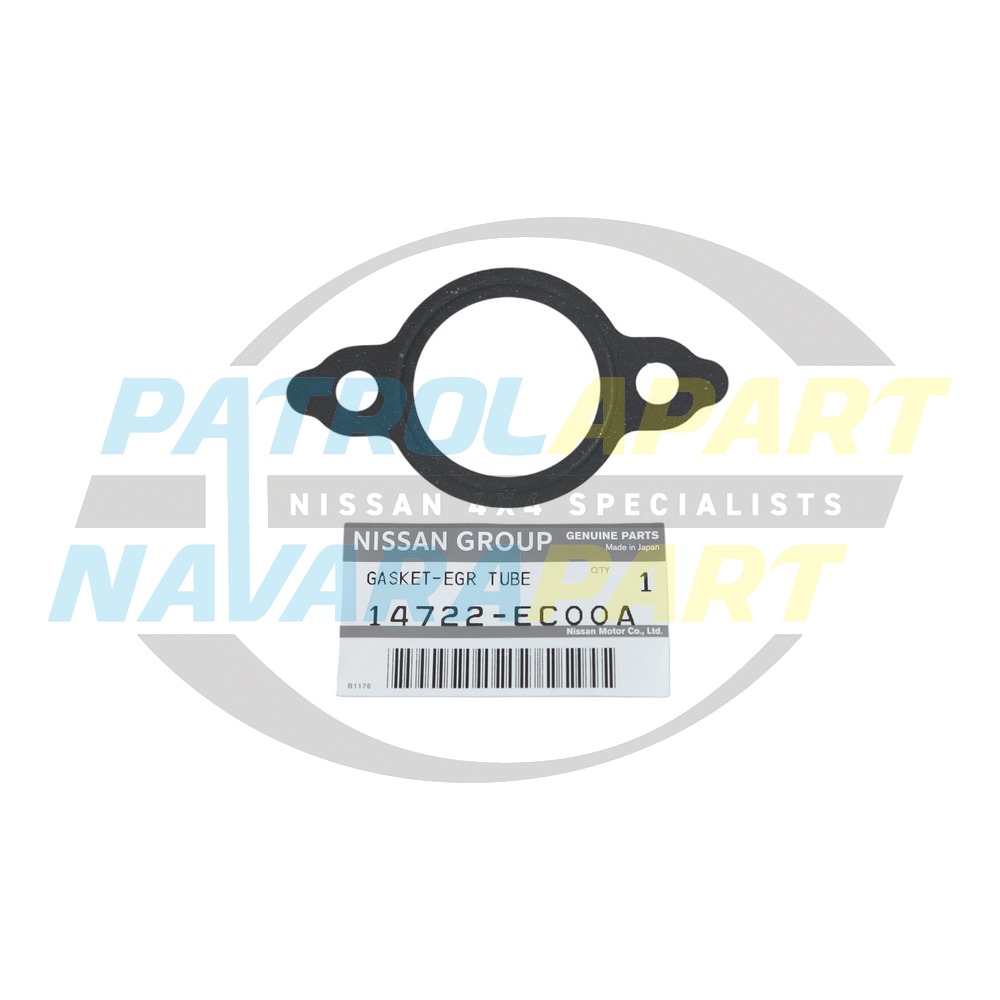 Genuine Nissan EGR Cooler Tube to EGR Valve Gasket ZD30 - Nissan Patrol Y61 GU & Navara D22 & D40