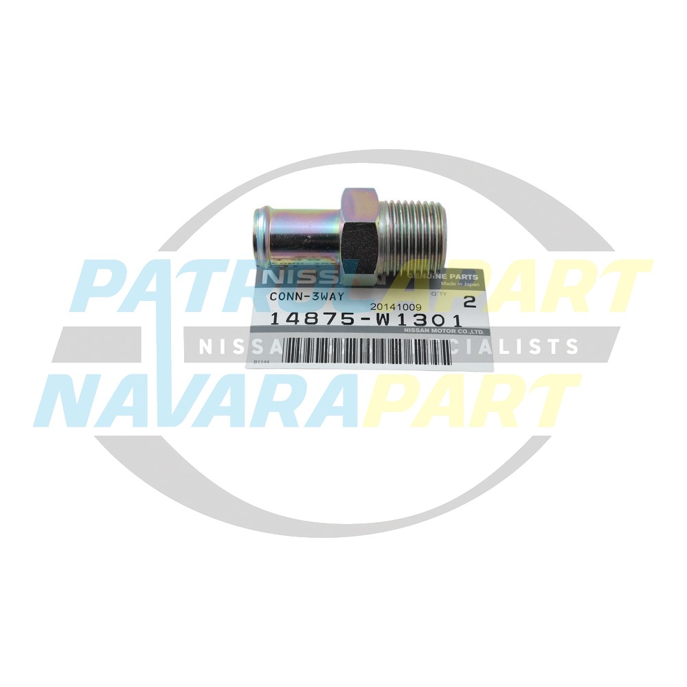 Genuine Nissan Water Outlet From Cylinder Head TB42 - Nissan Patrol Y60 GQ
