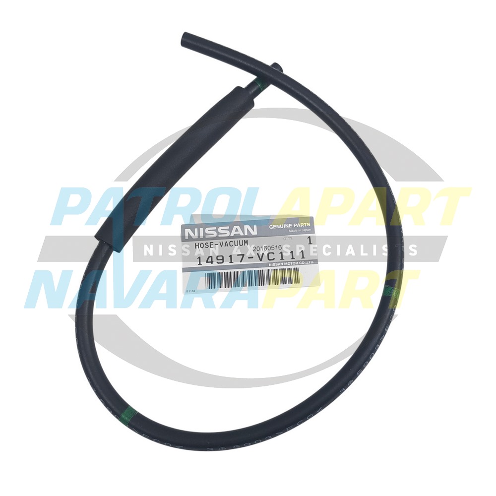 Genuine Nissan Turbo Actuator to Boost Solenoid Vacuum Hose ZD30 - Nissan Patrol Y61 GU