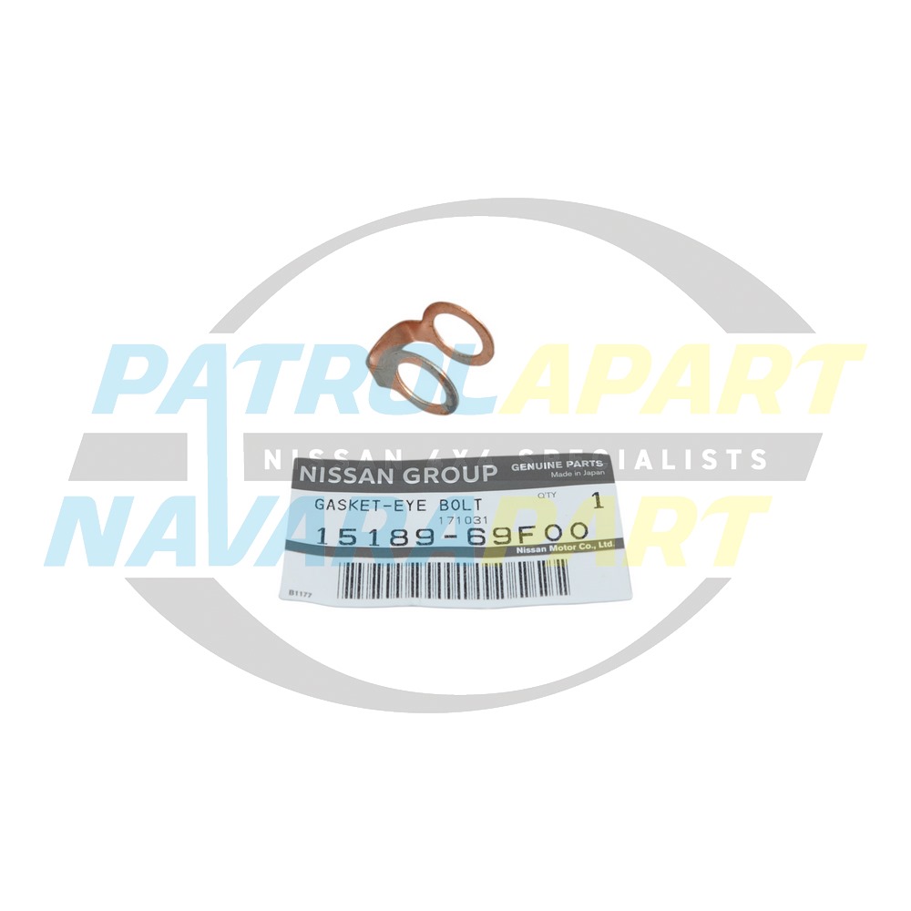 Genuine Nissan Turbo Oil Supply Gasket RD28 - Nissan Patrol Y61 GU, Navara D22 & D40 & Pathfinder R51