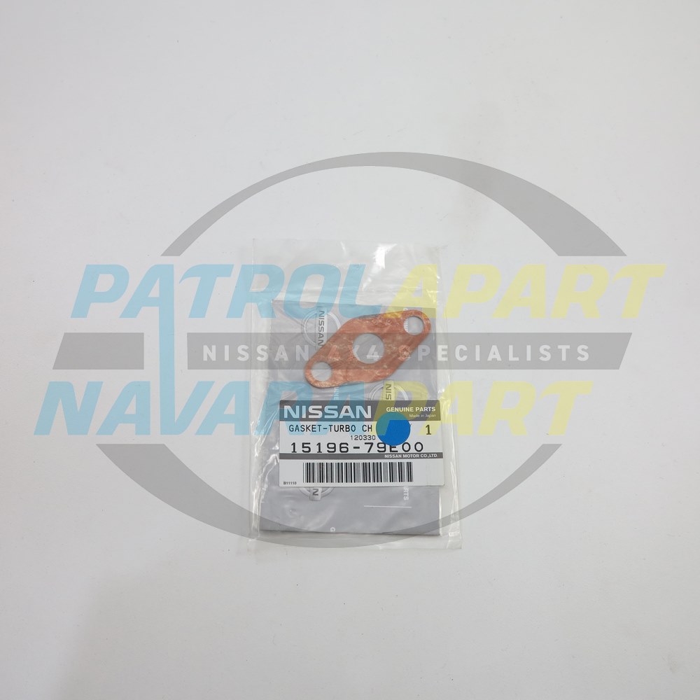 Genuine Nissan Turbo Drain Gasket RD28 - Nissan Patrol Y60 GQ