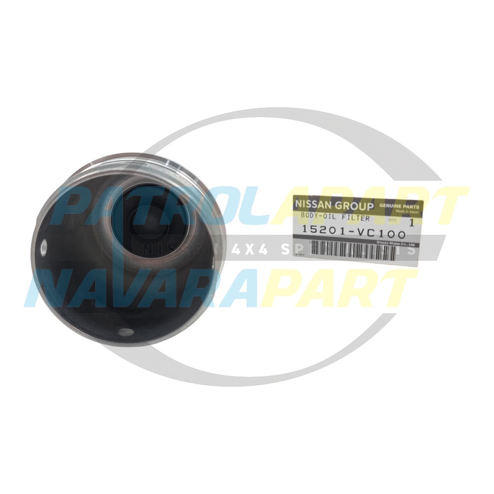 Genuine Nissan Oil Filter Housing with Spigot ZD30 - Nissan Patrol Y61 GU & Navara D22